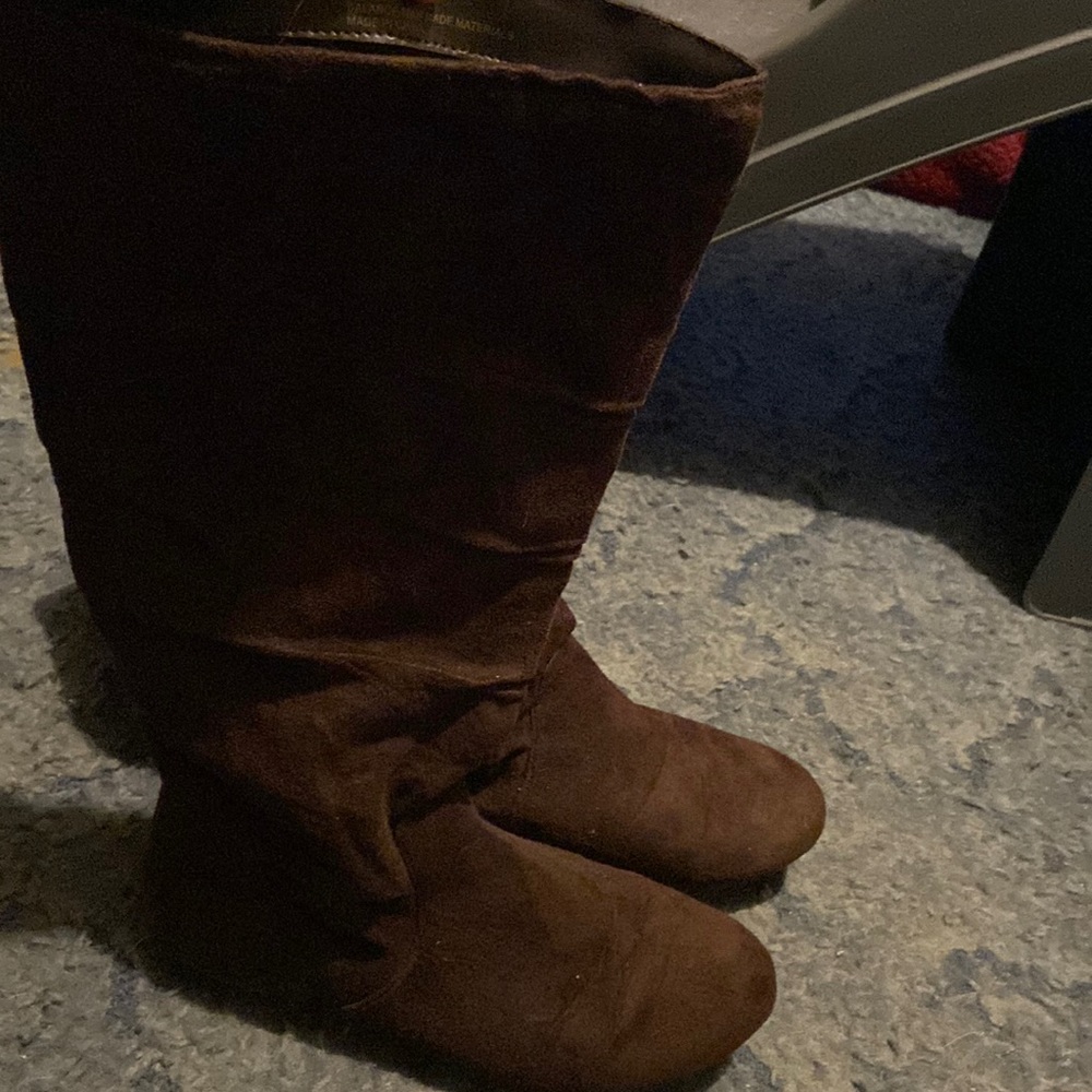 Tall, knee high boots